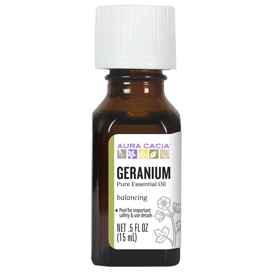 Geranium Essential Oil, 0.5 fl oz (15mL) – Life Wellness Center